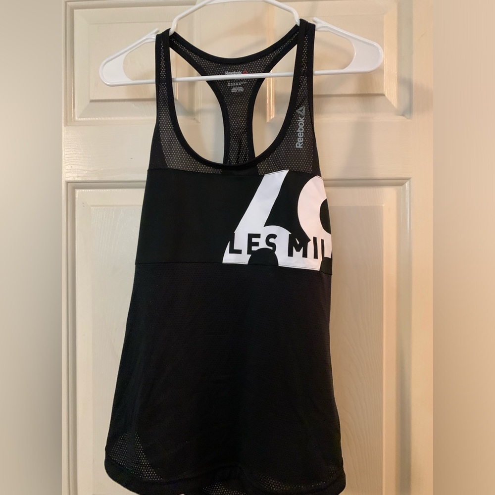 Medium black Les Mills Reebok workout tank